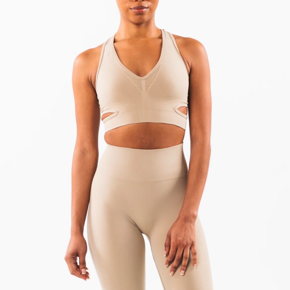Alphalete linen medium stratus bra